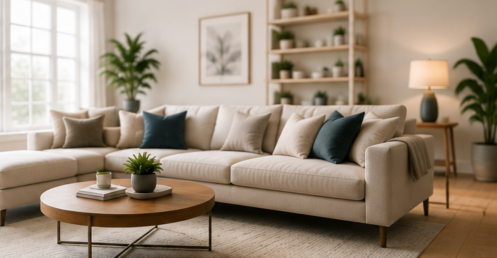 Bright welcoming living room